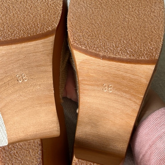 Free people Swedish Hasbeens NWT Rafia Bow  Slip In Clog Comfortable Retro 🌈❤️🙏 - Picture 12 of 15